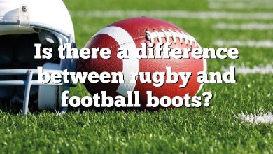 Is there a difference between rugby and football boots?
