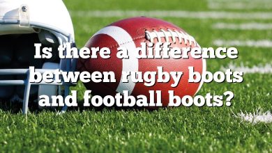 Is there a difference between rugby boots and football boots?