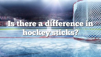 Is there a difference in hockey sticks?