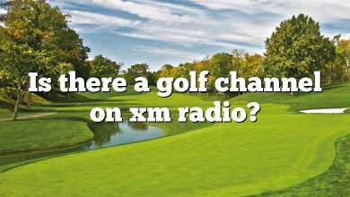 Is there a golf channel on xm radio?