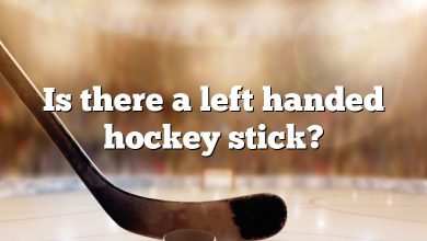 Is there a left handed hockey stick?