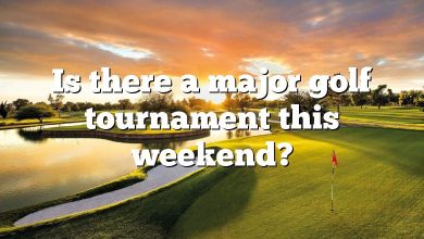 Is there a major golf tournament this weekend?