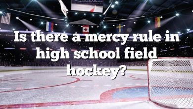 Is there a mercy rule in high school field hockey?