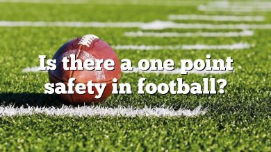 Is there a one point safety in football?