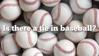 Is there a tie in baseball?