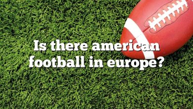 Is there american football in europe?