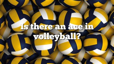 Is there an ace in volleyball?
