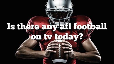 Is there any afl football on tv today?