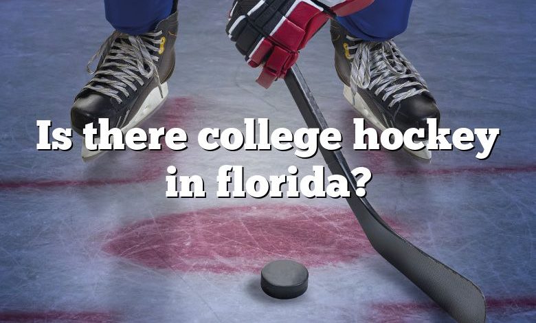 Is there college hockey in florida?