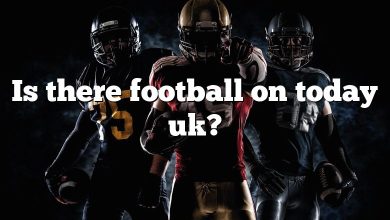 Is there football on today uk?