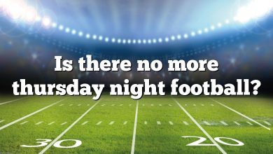 Is there no more thursday night football?