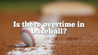 Is there overtime in baseball?