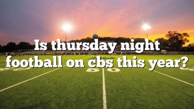 Is thursday night football on cbs this year?