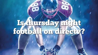 Is thursday night football on directv?