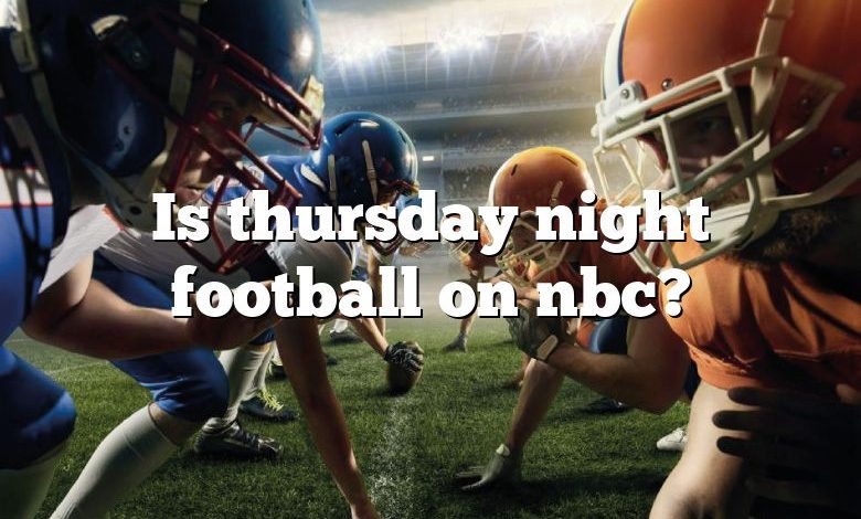 Is thursday night football on nbc?