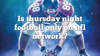 Is thursday night football only on nfl network?