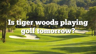 Is tiger woods playing golf tomorrow?