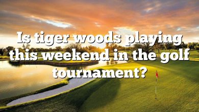 Is tiger woods playing this weekend in the golf tournament?