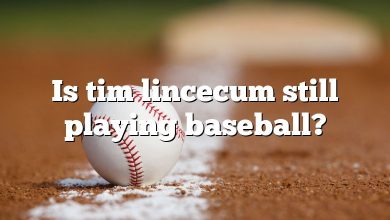 Is tim lincecum still playing baseball?