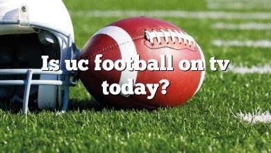 Is uc football on tv today?