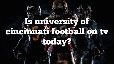 Is university of cincinnati football on tv today?