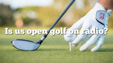 Is us open golf on radio?