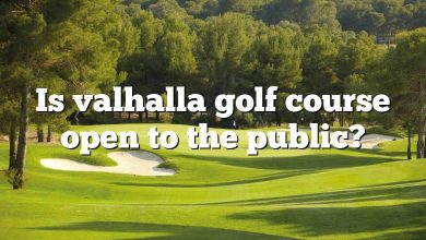 Is valhalla golf course open to the public?