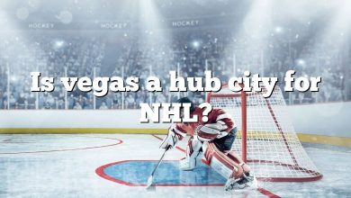 Is vegas a hub city for NHL?