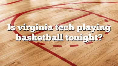 Is virginia tech playing basketball tonight?