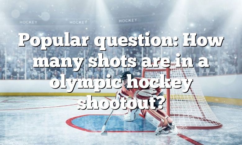 Popular question: How many shots are in a olympic hockey shootout?