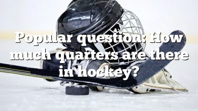 Popular question: How much quarters are there in hockey?