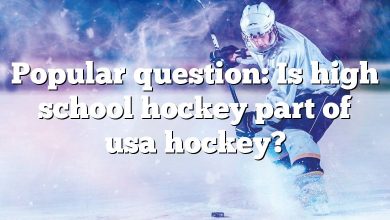 Popular question: Is high school hockey part of usa hockey?