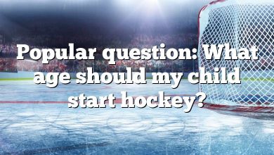 Popular question: What age should my child start hockey?