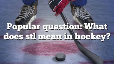 Popular question: What does stl mean in hockey?