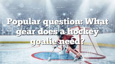 Popular question: What gear does a hockey goalie need?