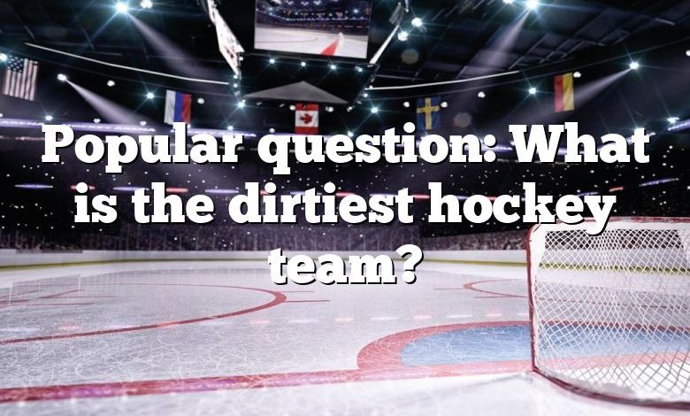 Popular question: What is the dirtiest hockey team?