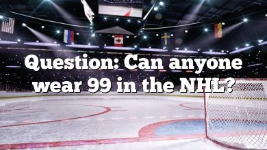 Question: Can anyone wear 99 in the NHL?