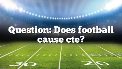 Question: Does football cause cte?
