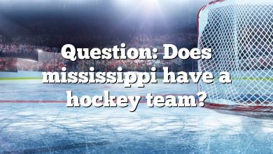 Question: Does mississippi have a hockey team?