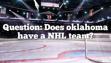 Question: Does oklahoma have a NHL team?