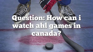 Question: How can i watch ahl games in canada?