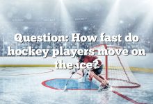 Question: How fast do hockey players move on the ice?