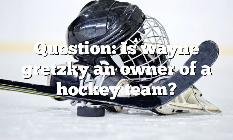 Question: Is wayne gretzky an owner of a hockey team?