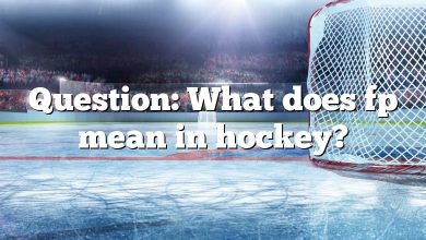 Question: What does fp mean in hockey?