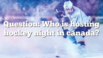 Question: Who is hosting hockey night in canada?