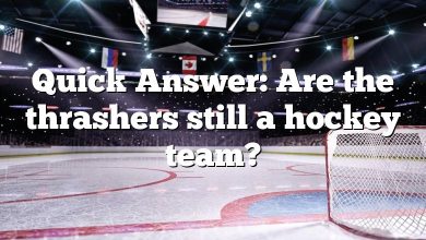 Quick Answer: Are the thrashers still a hockey team?