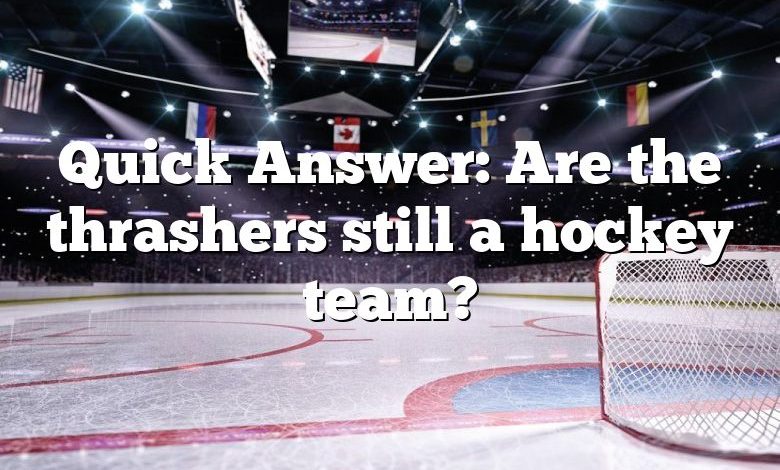 Quick Answer: Are the thrashers still a hockey team?