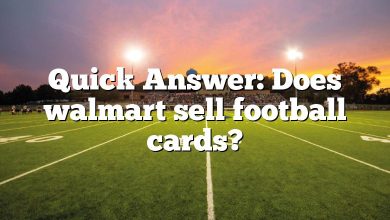 Quick Answer: Does walmart sell football cards?