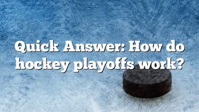 Quick Answer: How do hockey playoffs work?