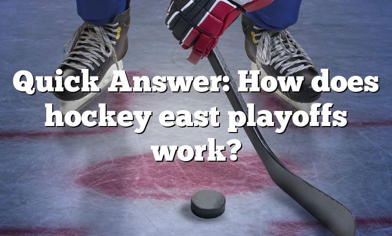 Quick Answer: How does hockey east playoffs work?